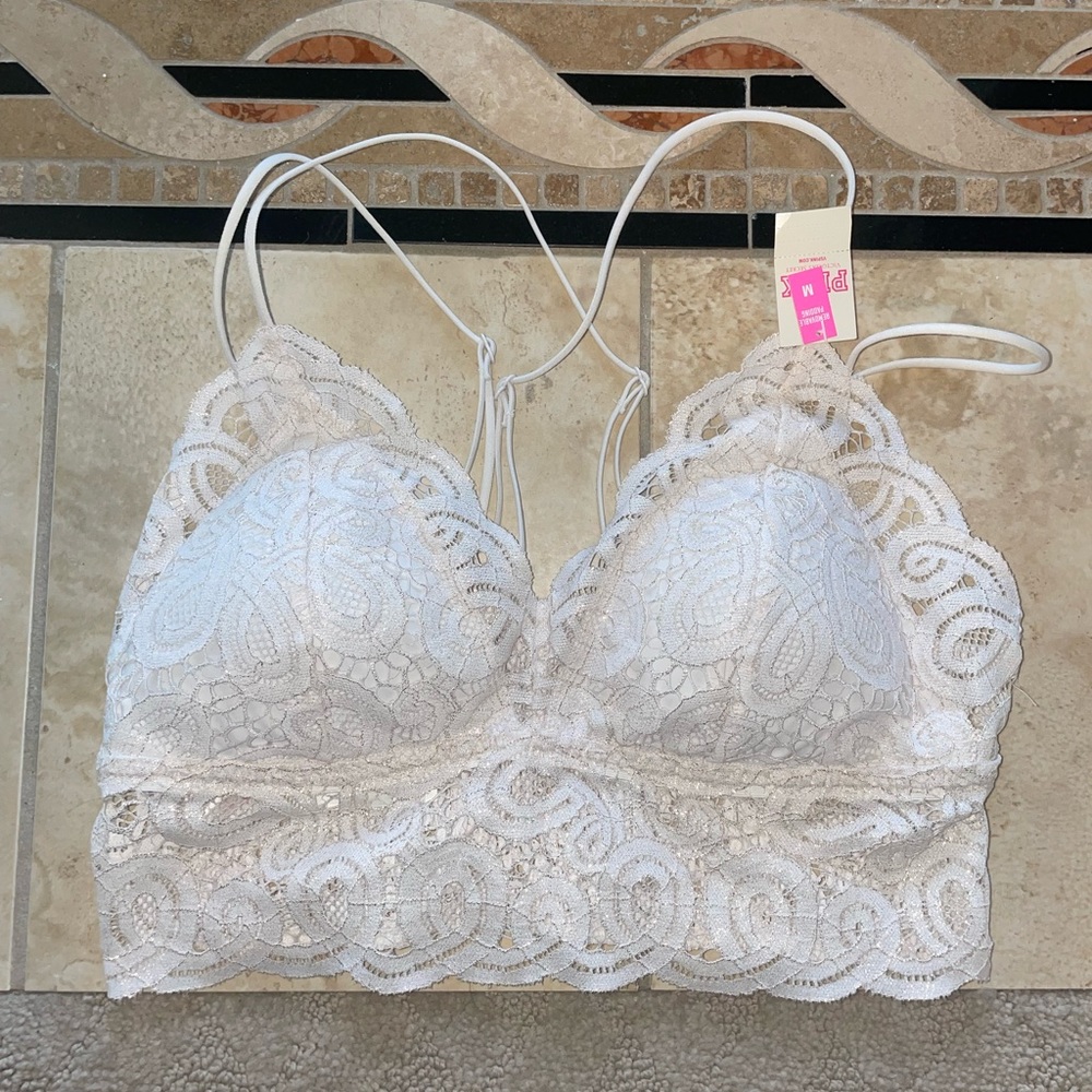 NWT Pink bralette size medium